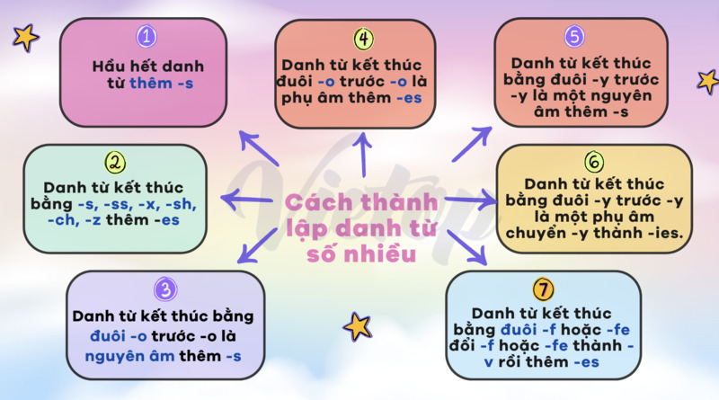 Ôn tập lý thuyết danh từ số nhiều