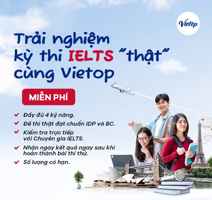 Thi thử IELTS miễn tại Vietop