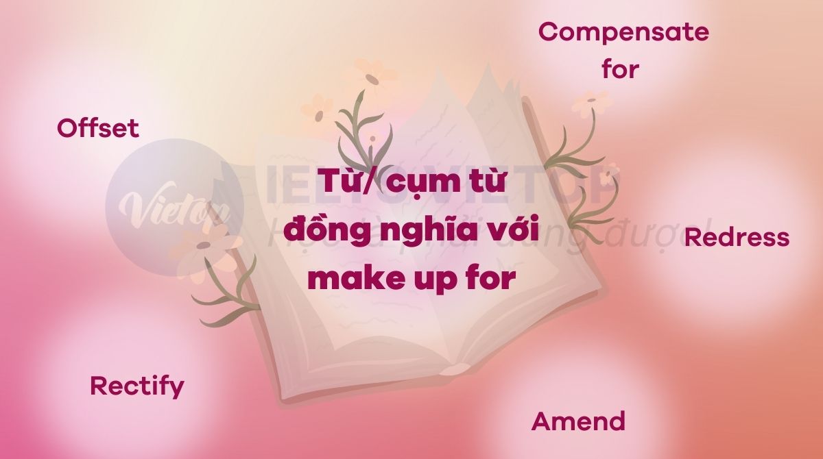 Từ/ cụm từ đồng nghĩa với make up for