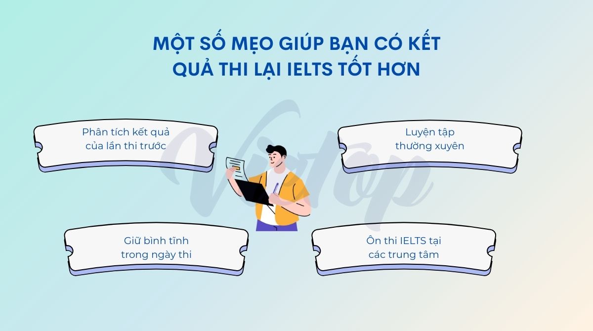 Một số mẹo giúp bạn có kết quả thi lại IELTS tốt hơn