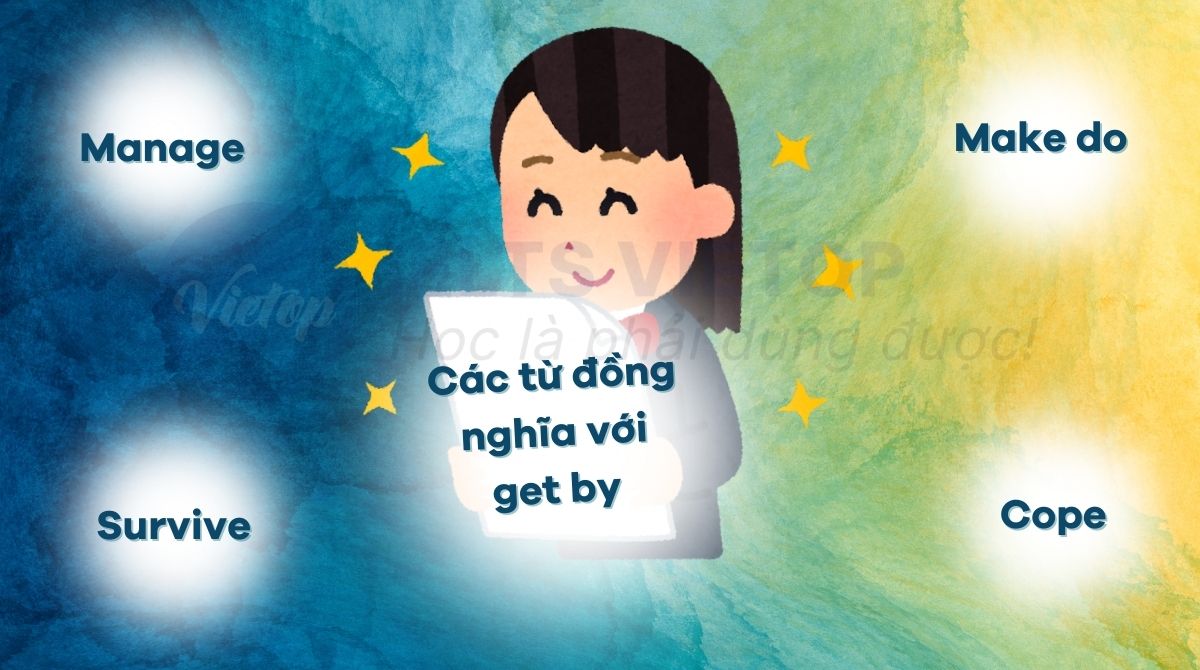 Các từ đồng nghĩa với get by