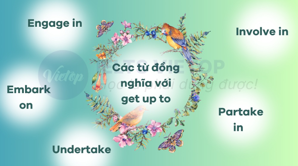 Các từ đồng nghĩa với get up to