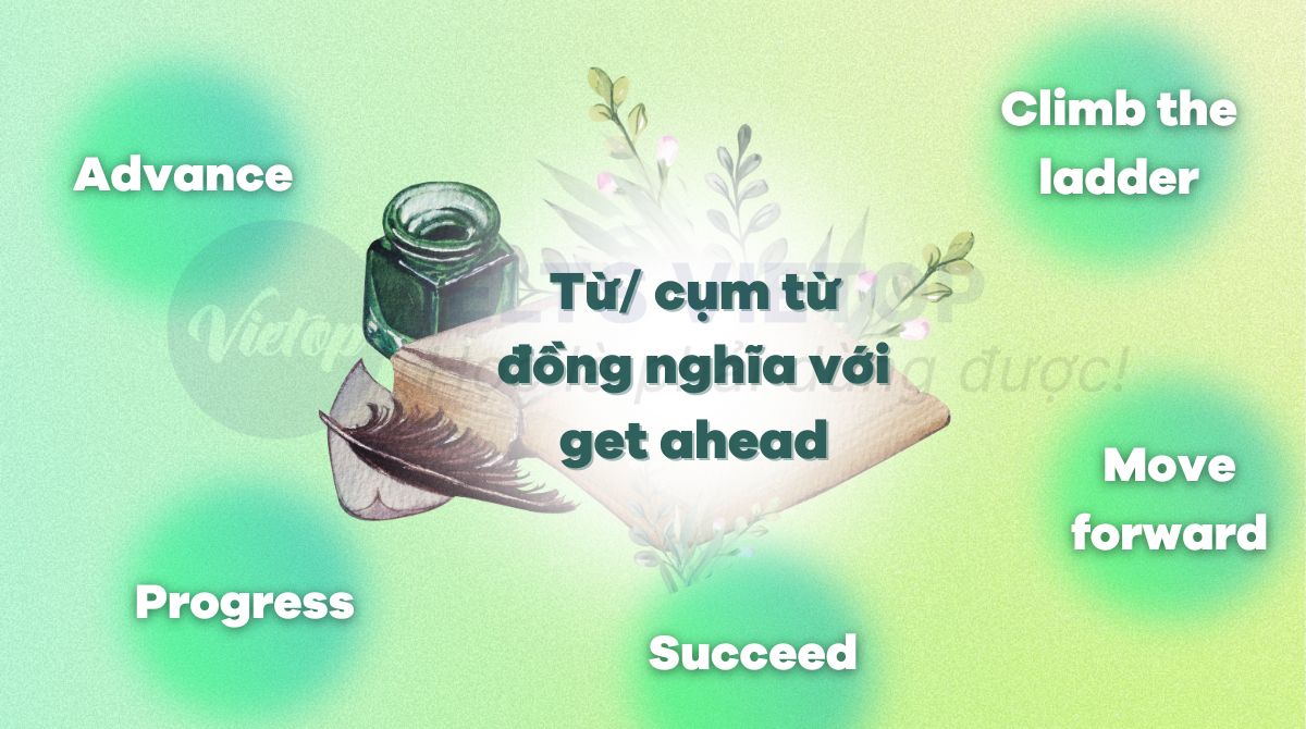 Từ đồng nghĩa với get ahead