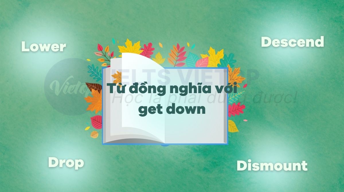 Từ đồng nghĩa với get down