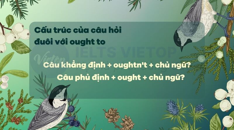 Cấu trúc câu hỏi đuôi với ought to