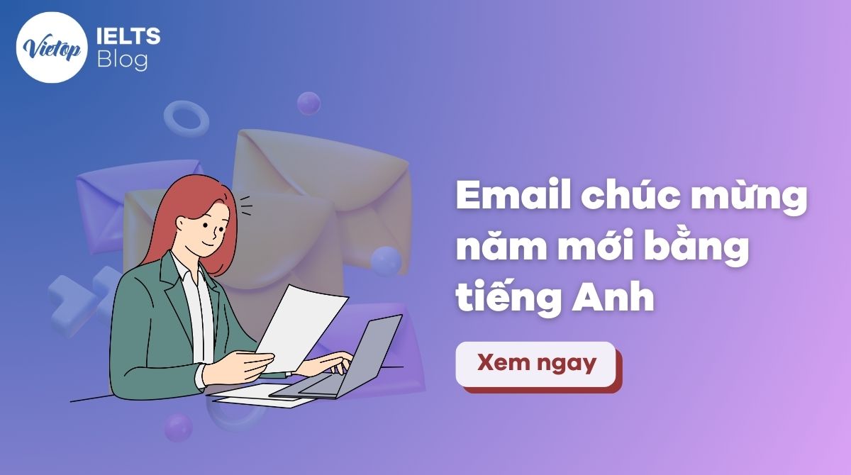 Email chúc mừng năm mới bằng tiếng Anh