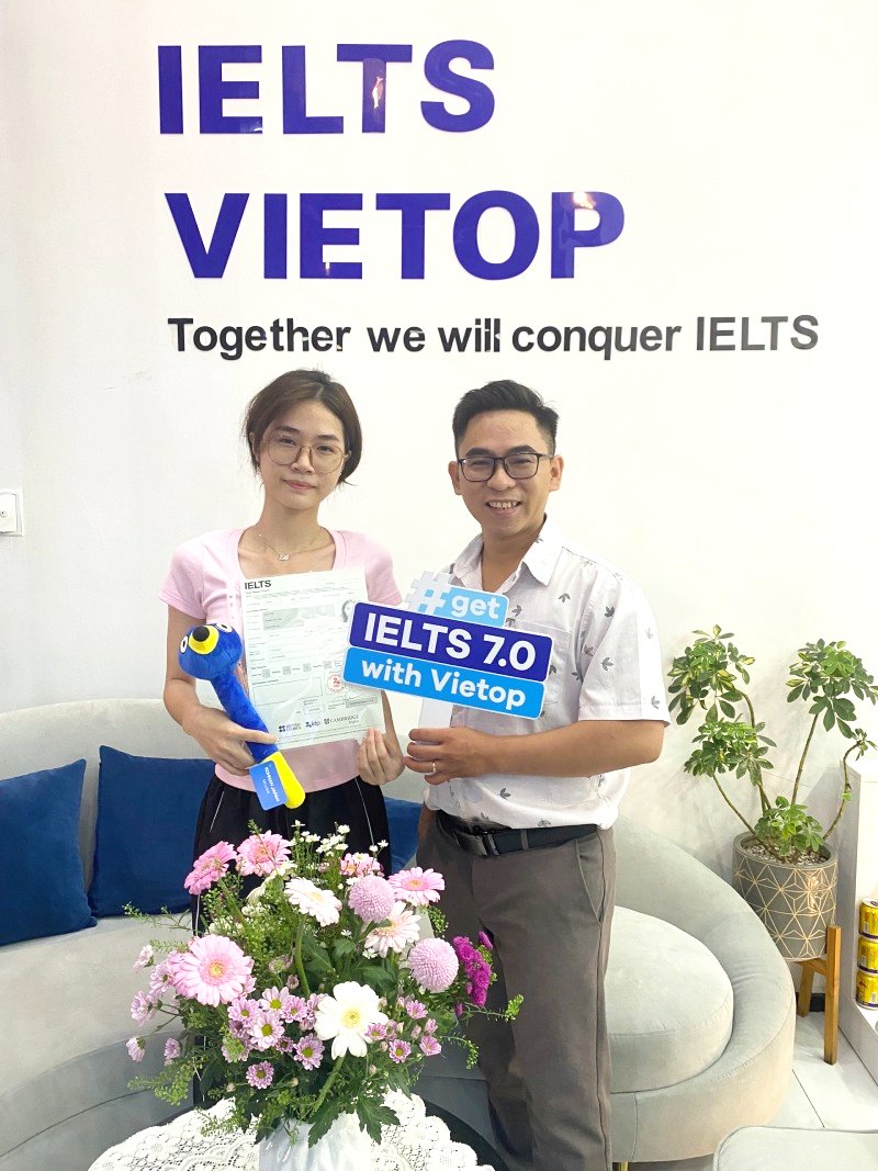 Học viên đạt điểm tại Vietop Tân Phú