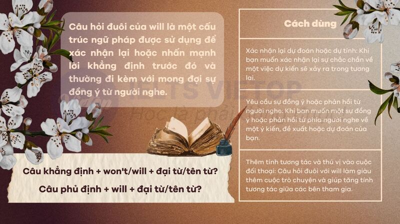 Tổng hợp lý thuyết câu hỏi đuôi với will