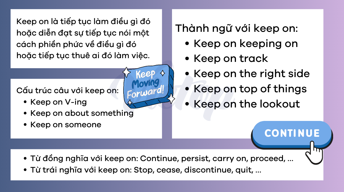 Ôn tập lý thuyết keep on