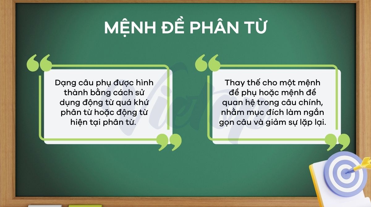 Mệnh đề phân từ là gì?