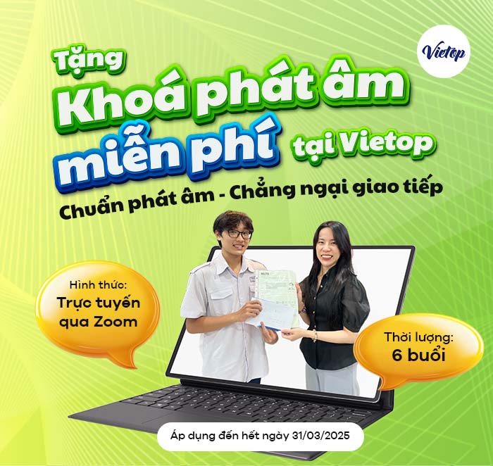 tặng khoá phát âm