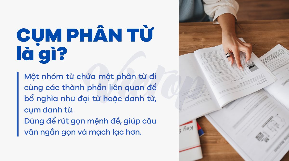 Cụm phân từ là gì?