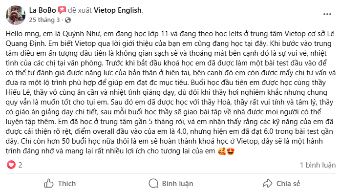 Review Tăng Nguyễn Quỳnh Như
