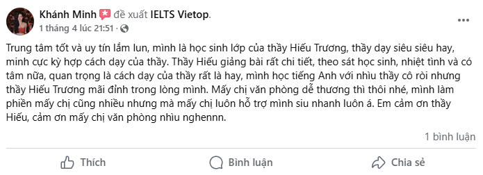 Review Tống Thị Khánh Minh