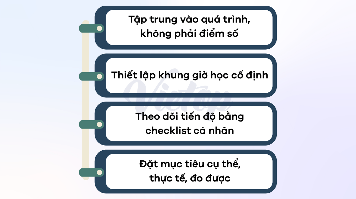 Cách duy trì động lực học đều trong hành trình 3 tháng