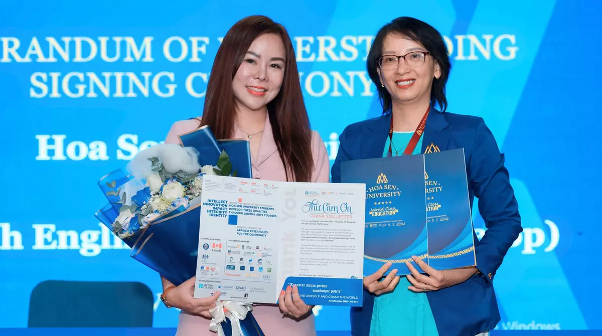 Lễ ký kết hợp tác MOU giữa Vietop và Đại học Hoa Sen