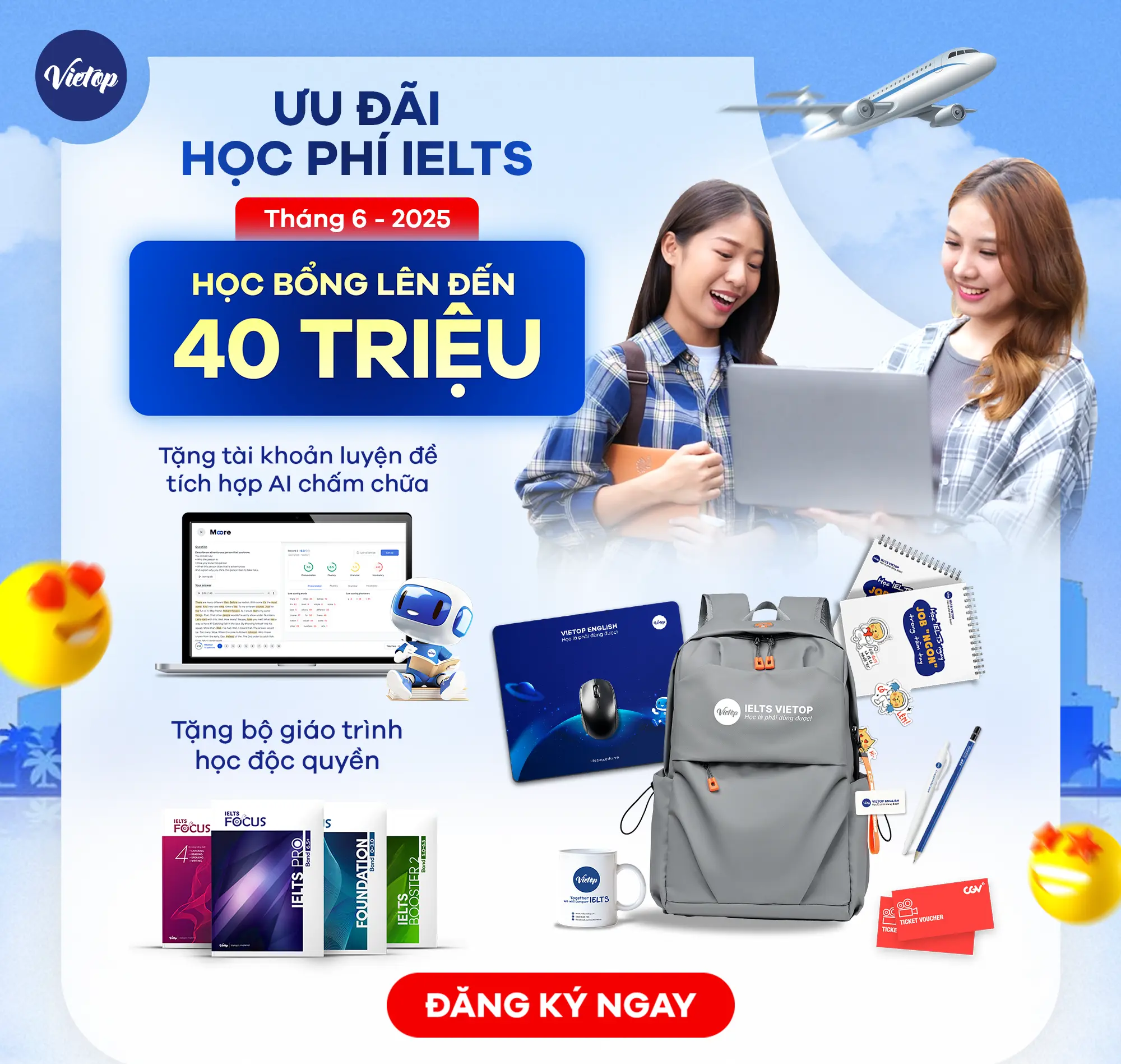 Popup chương trình học bổng tháng 06