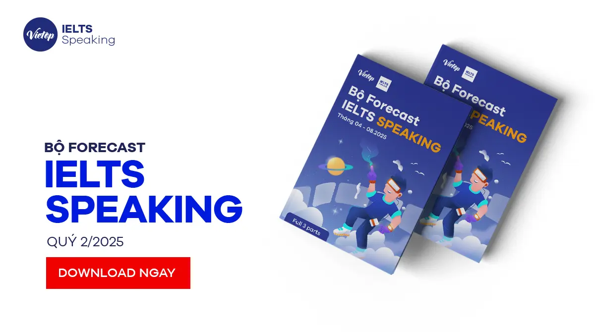 Thumbnail Ebook forecast IELTS Speaking Qúy 2/2025