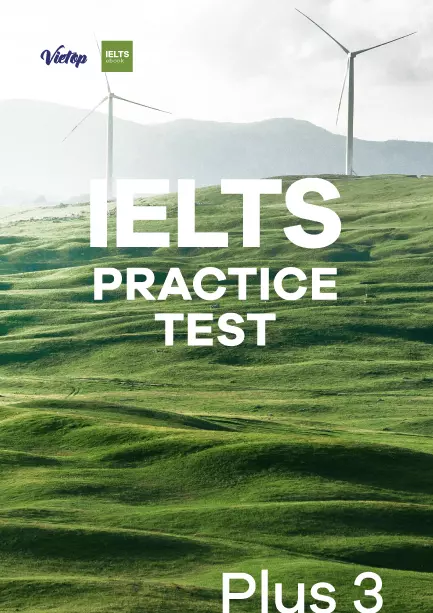 Cover ebook giải đề IELTS Practice test plus 3