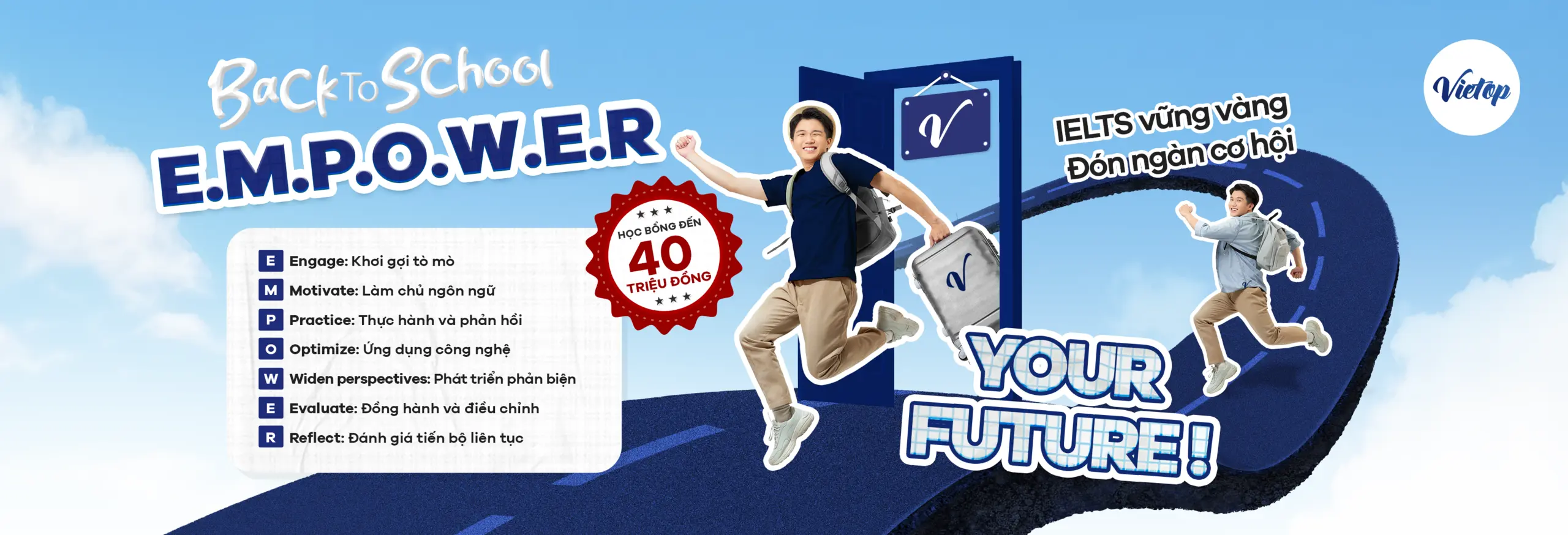 Chương trình back to school giảm đến 40 triệu học phí IELTS