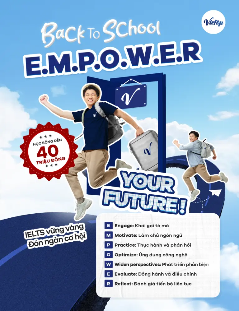 Chương trình back to school giảm đến 40 triệu học phí IELTS