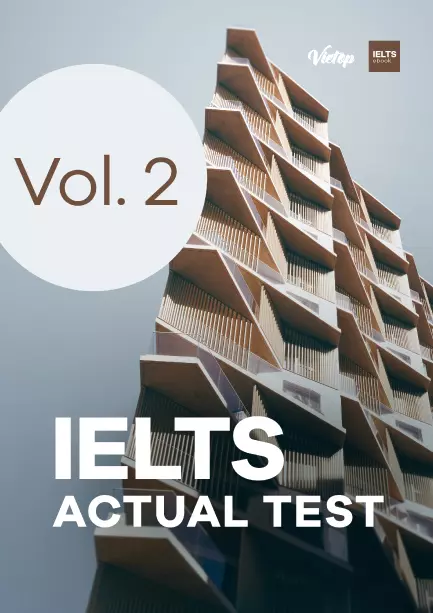 Cover ebook giải đề IELTS Actual Test 2