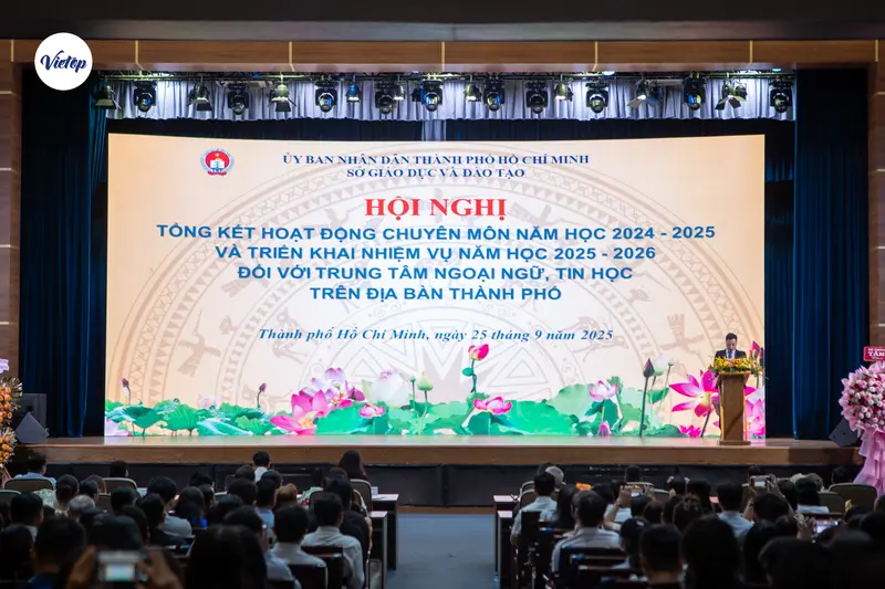 Niềm vinh dự của Vietop tại Hội nghị tổng kết hoạt động chuyên môn năm học 2024-2025
