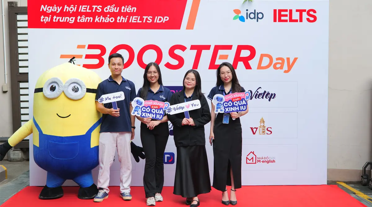 Vietop đồng hành cùng IDP tại ngày hội IELTS Booster Day 2025
