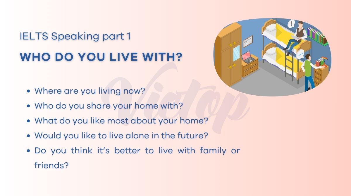 Các câu hỏi thường gặp về chủ đề Who do you live with?