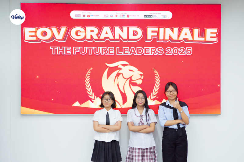 Hành tình vươn tầm của 3 chiến binh Vietop tại English Olympics of Vietnam (EOV) 2025