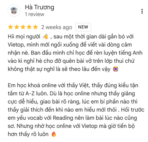 review map vietop thủ đức 3