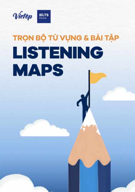 Cover Ebook Trọn bộ từ vựng và bài tập Listening Maps