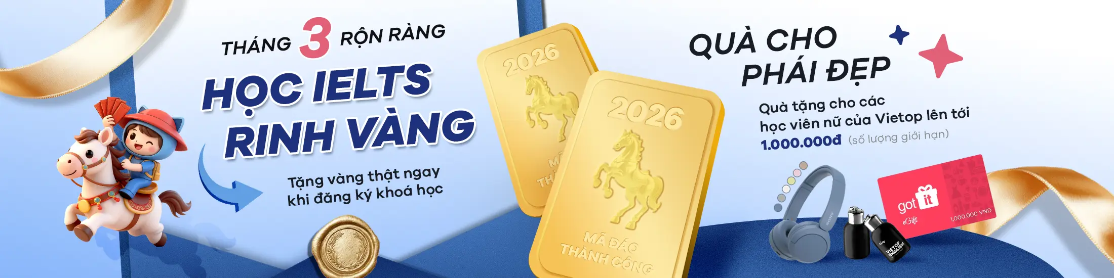 banner chương trình promotion tháng 3