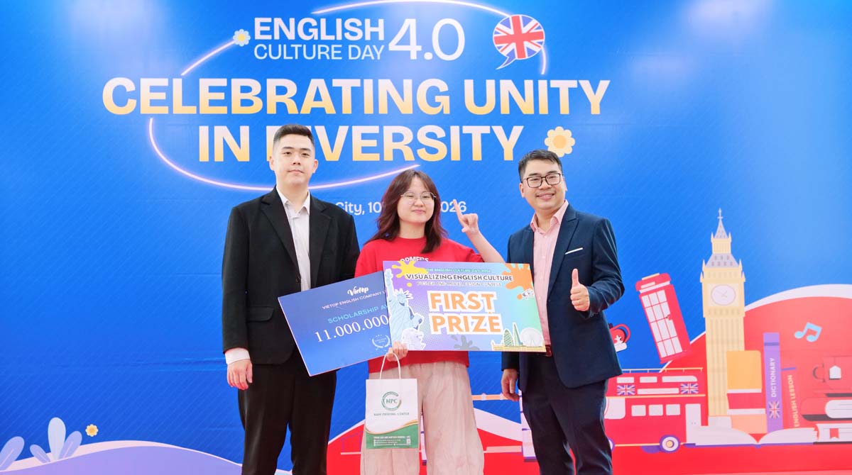 Vietop đồng hành cùng “The English Culture Day 4.0” tại UEF