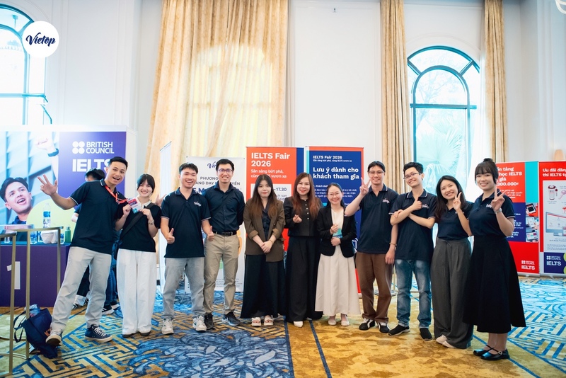 Vietop English lan tỏa tinh thần chinh phục IELTS tại IELTS Fair 2026