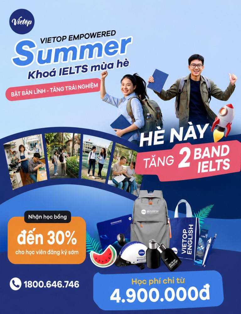 khoá ielts hè mobile