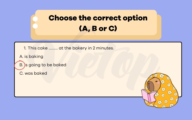 Choose the correct option abc