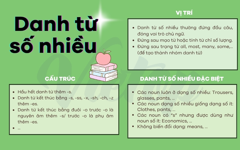 Ôn tập lý thuyết danh từ số nhiều