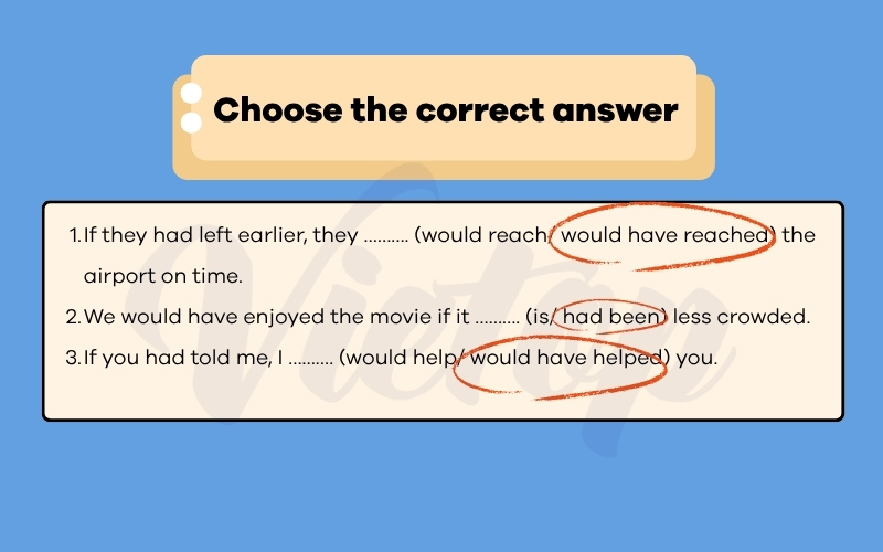 Choose the correct answer