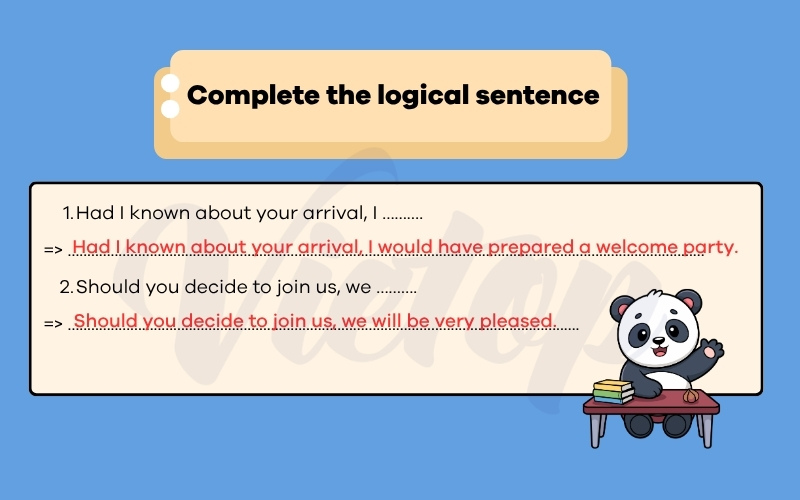 Complete the logical sentence