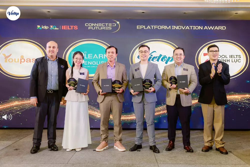 Vietop ghi dấu ấn tại IDP Partner Excellence Awards 2026 giải thưởng eplatform