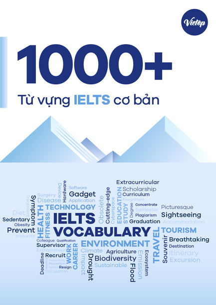 Cover ebook 1000+ từ vựng IELTS cơ bản