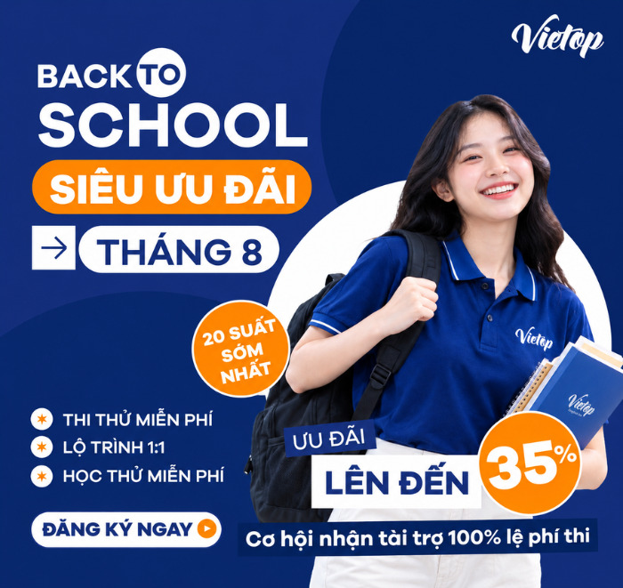 popup ưu đãi back to school