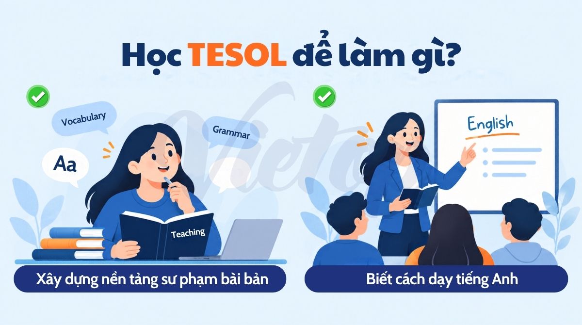 Học TESOL để làm gì?
