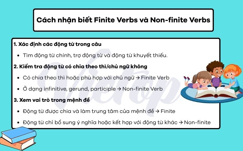 Cách nhận biết Finite Verbs và Non-finite Verbs