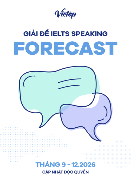 Cover Ebook Giải đề IELTS Speaking Forecast tháng 9-12/2026