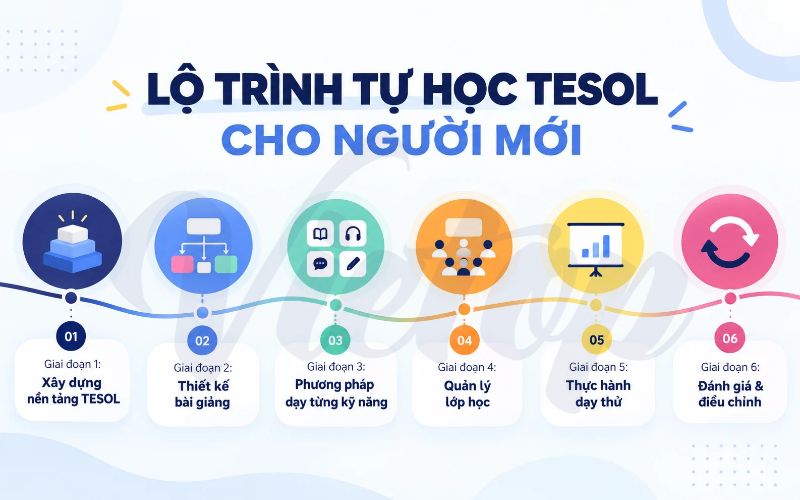 Lộ trình tự học TESOL cho người mới