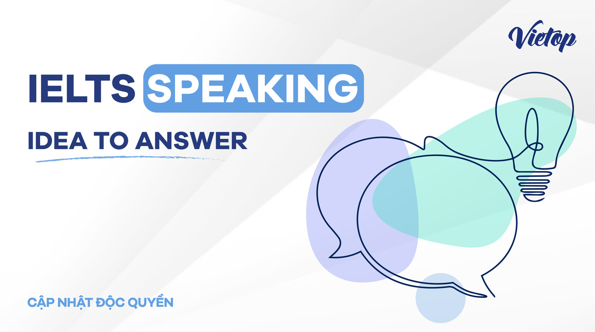 Thumbnail Ebook IELTS Speaking Idea to Answer độc quyền